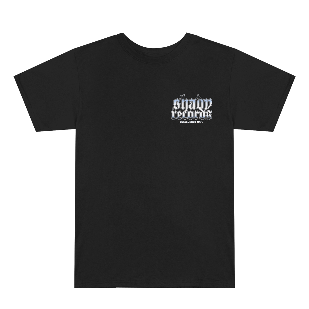 Shady Records Chrome Logo T-Shirt (Black) Front