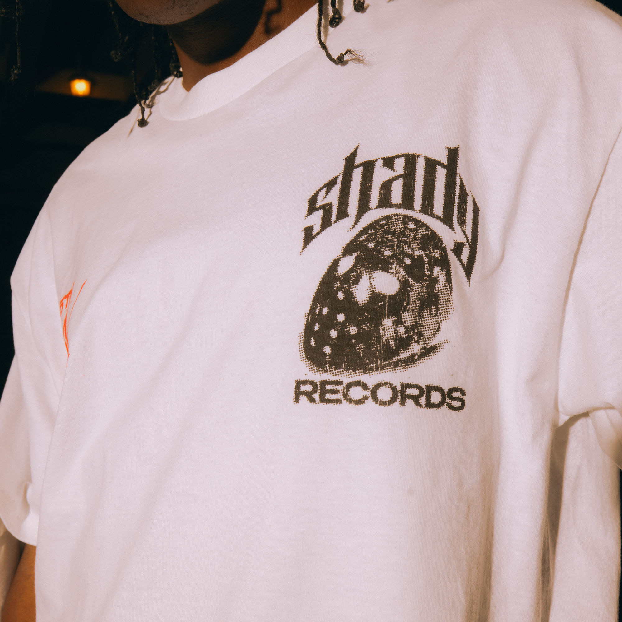 Shady Records 25th Anniversary Mask T-Shirt - Shady Records Shady Records 25th Anniversary Mask T-Shirt - Shady Records