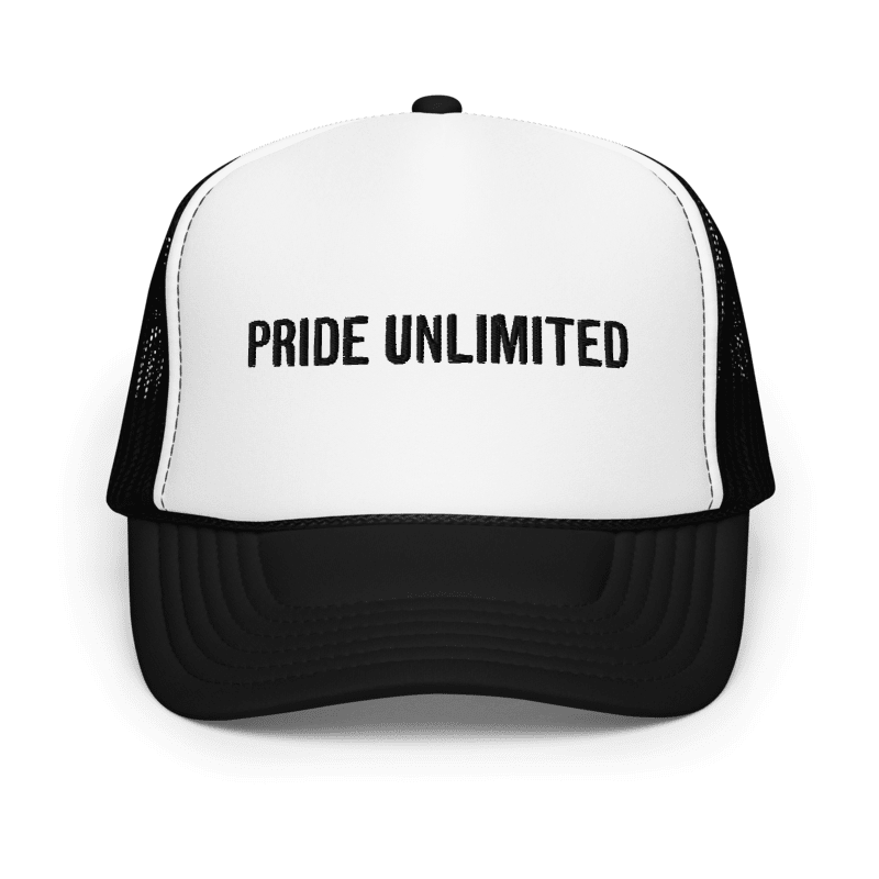 Pride Unlimited Black/White Trucker