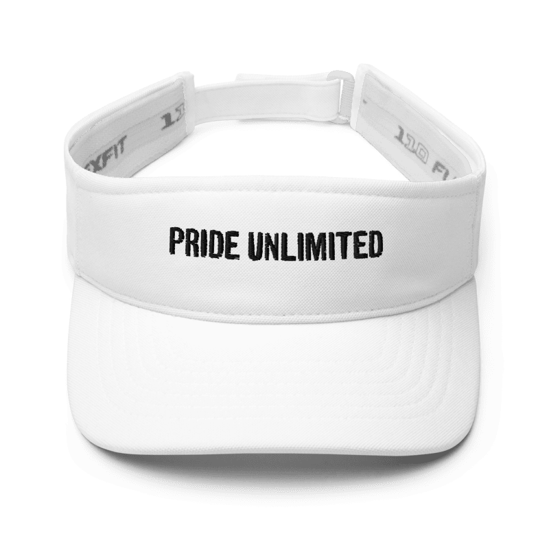Pride unlimited visor white