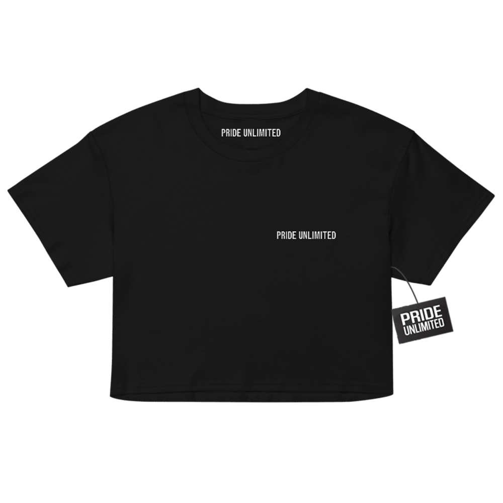 Pride Unlimited Black Crop Tee
