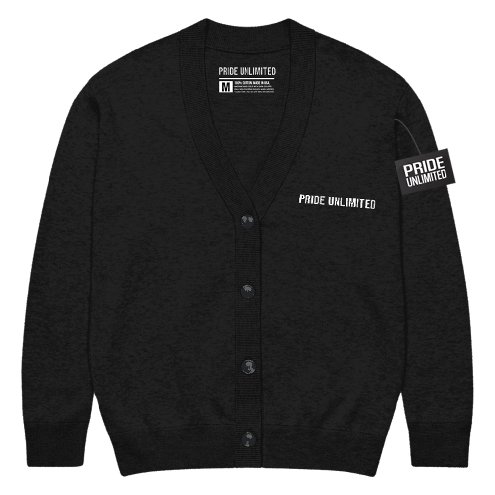 Pride Unlimited Black Cardigan