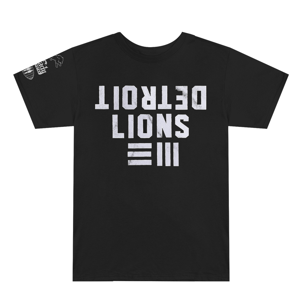 Shady Records x Jack White x Detroit Lions 3M Reflective T-Shirt 2