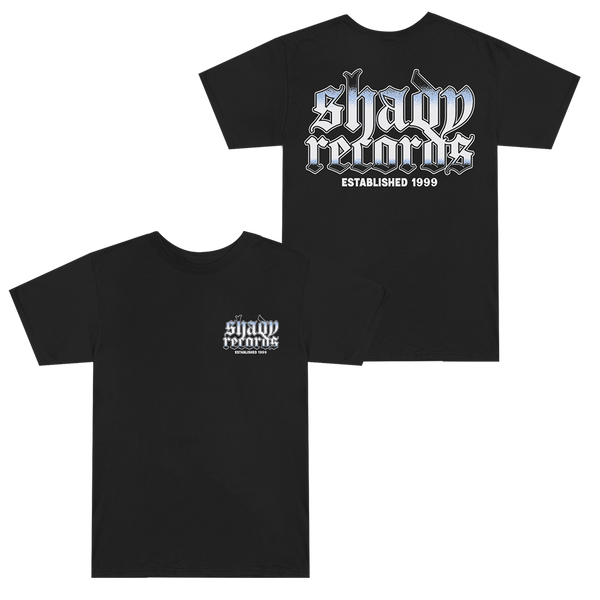 Shady Records Chrome Logo T-Shirt (Black) – Shady Records Official Store