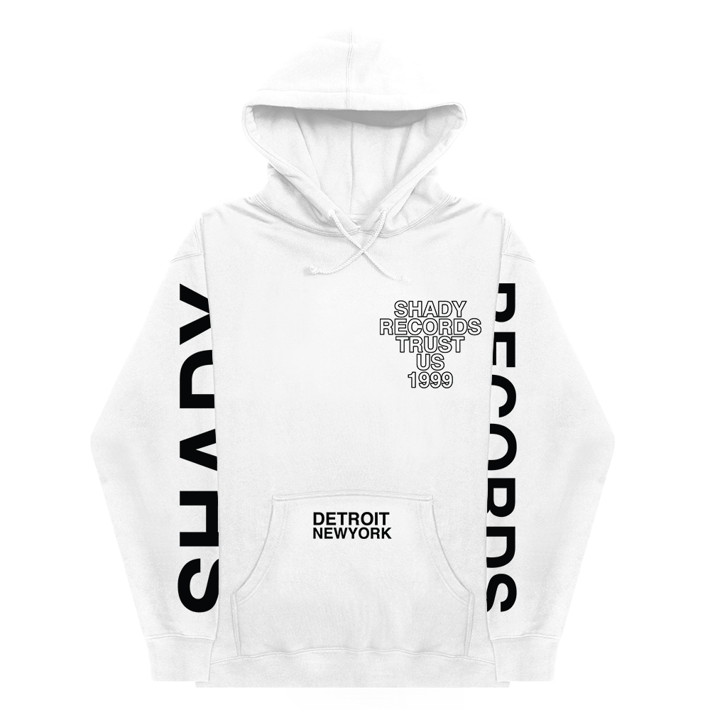 Shady Red Flag Hoodie White Shady Records Official Store